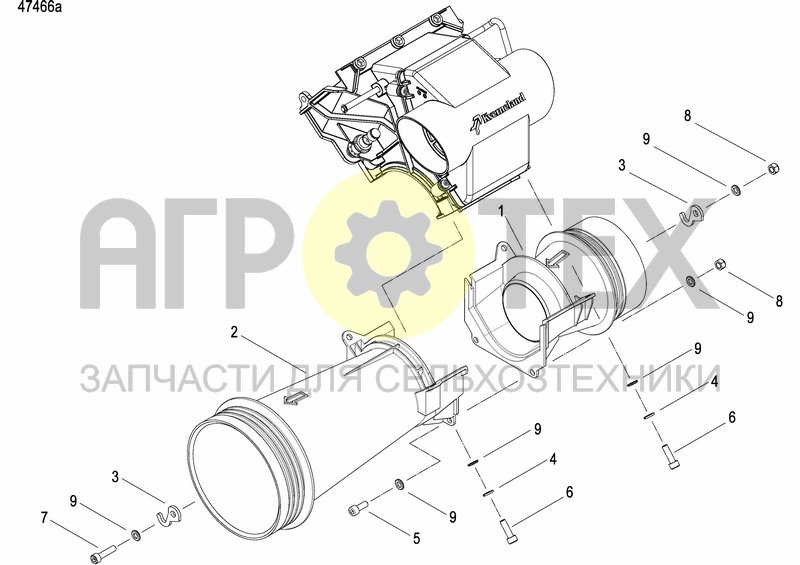 Чертеж DISTRIBUTOR SYSTEM (FERTILISER IN DISC)