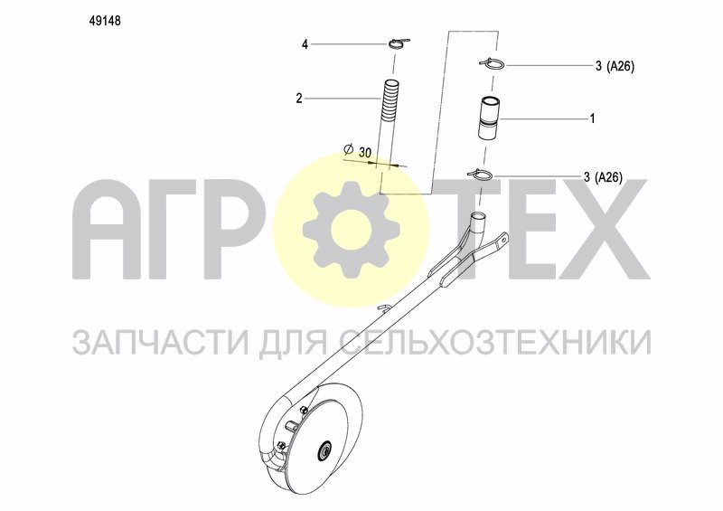 CX-DISC COULTER (№1 на схеме)