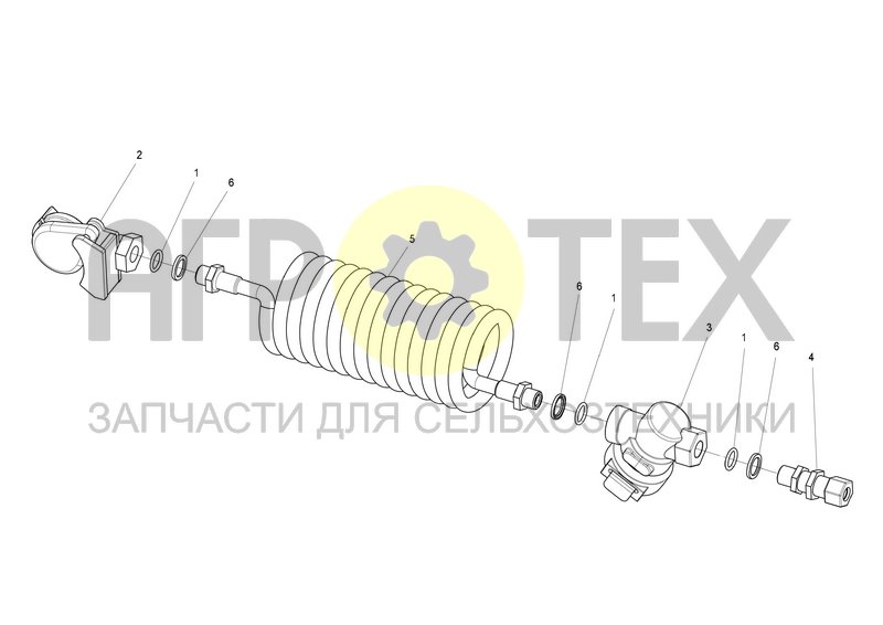 Чертеж BRAKE TUBE