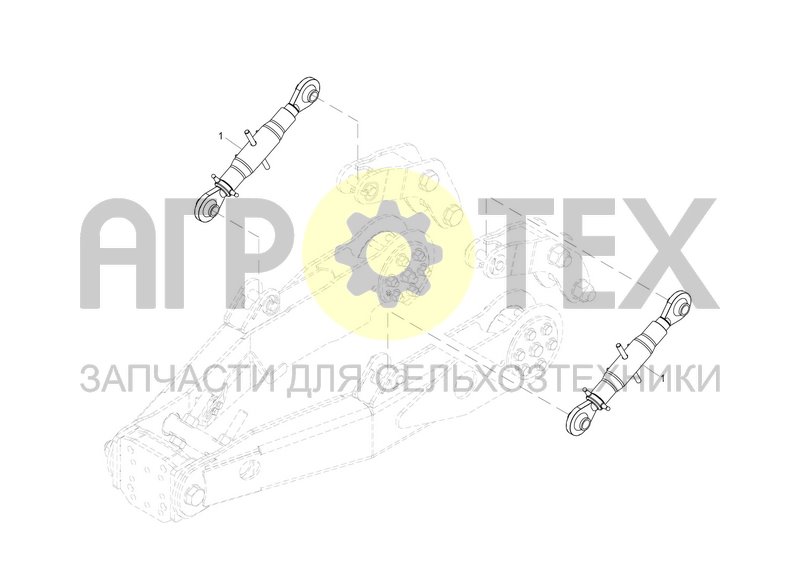 Чертеж RIGID DRAWBAR