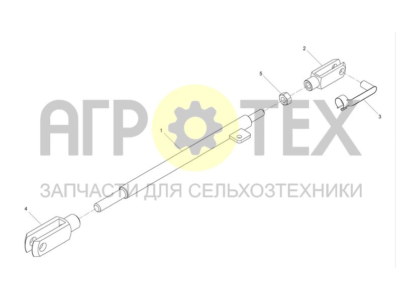 Чертеж BRAKE LEVER