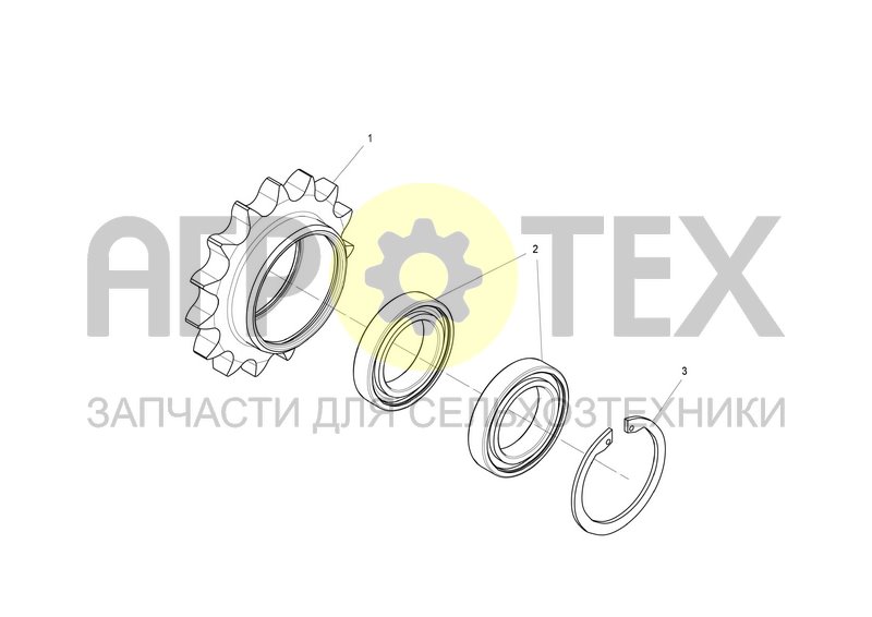 Чертеж SPROCKET COMPLETE