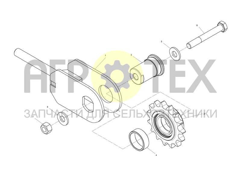 Чертеж CHAIN TENSIONER