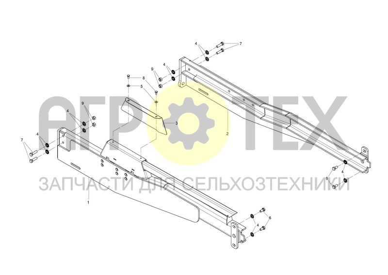 Чертеж CONNECTOR BAR COMPLETE