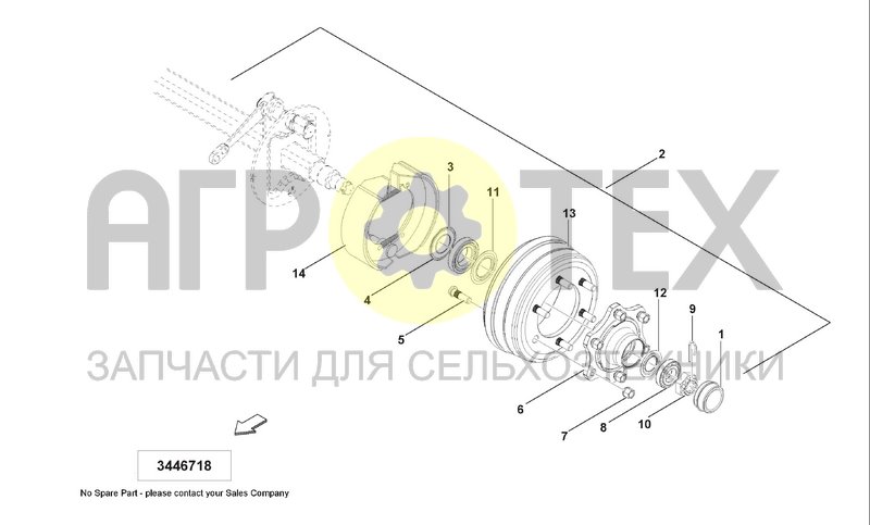 Чертеж HYDRAULIC BRAKE SYSTEM