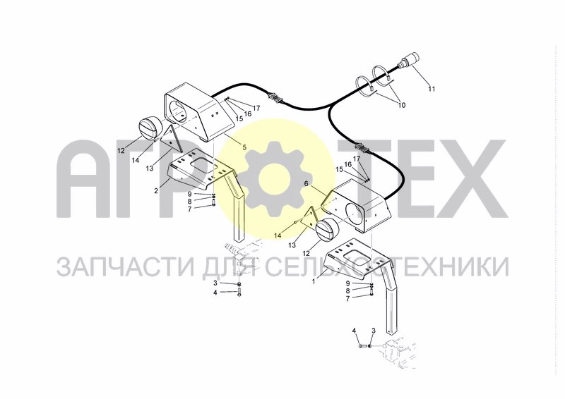 Чертеж ROAD LIGHT KIT