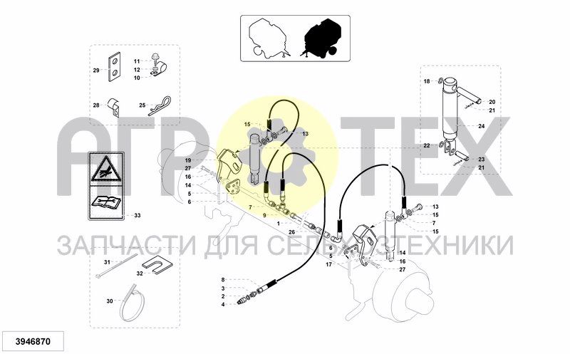 Чертеж HYDRAULIC BRAKE SYSTEM