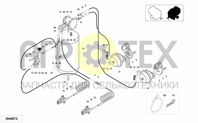 Чертеж AIR BRAKE SYSTEM