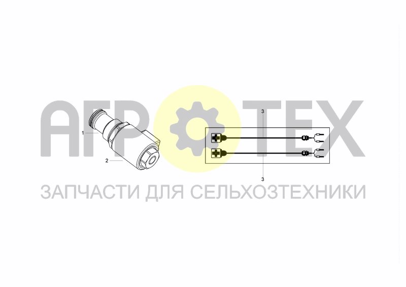 Чертеж PROPORTIONAL VALVE AND BALE DENSITY