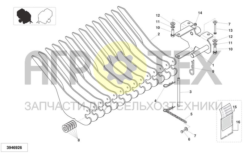 Чертеж KIT BLANK KNIVES (14 KNIVES)