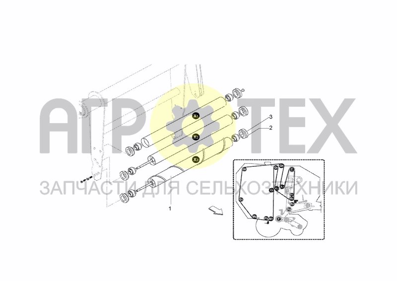 Чертеж X3 SPIRAL ROLLER FOR RV5100