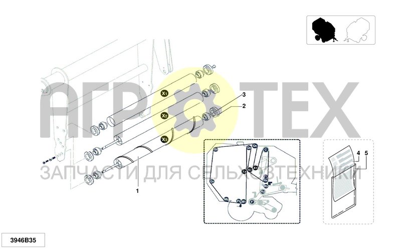 Чертеж X3 SPIRAL ROLLER FOR RV4100