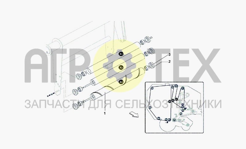 Чертеж X3 SPIRAL ROLLER FOR RV5100