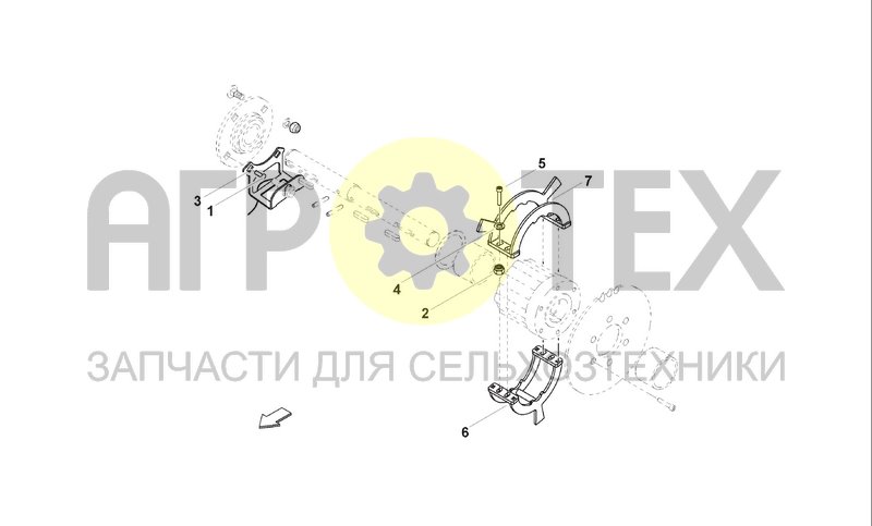 Чертеж KIT PICKUP XL SAFETY DEV. RV42