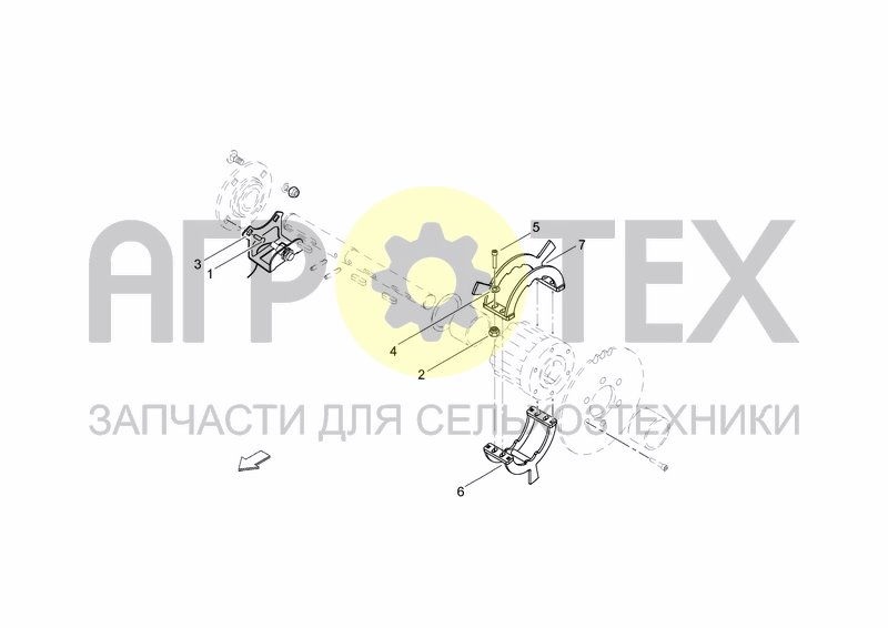 Чертеж SUPPORT PHONIC WHEEL