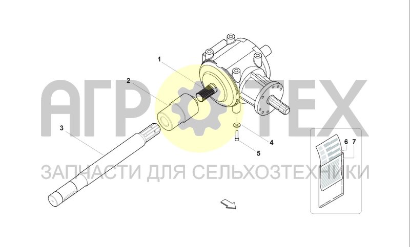 Чертеж KIT PICKUP L SAFETY DEV. RV41 INF