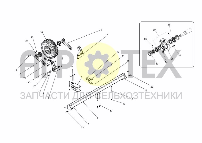 Чертеж WHEELS KIT