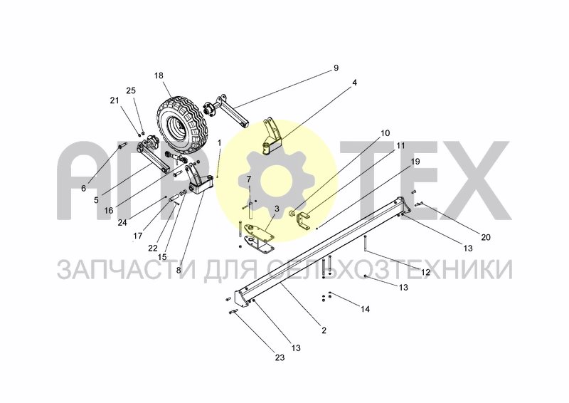 Чертеж WHEELS KIT