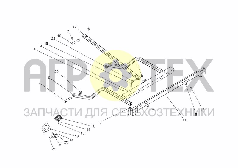 Чертеж LIGHTS KIT AND HOUR METER