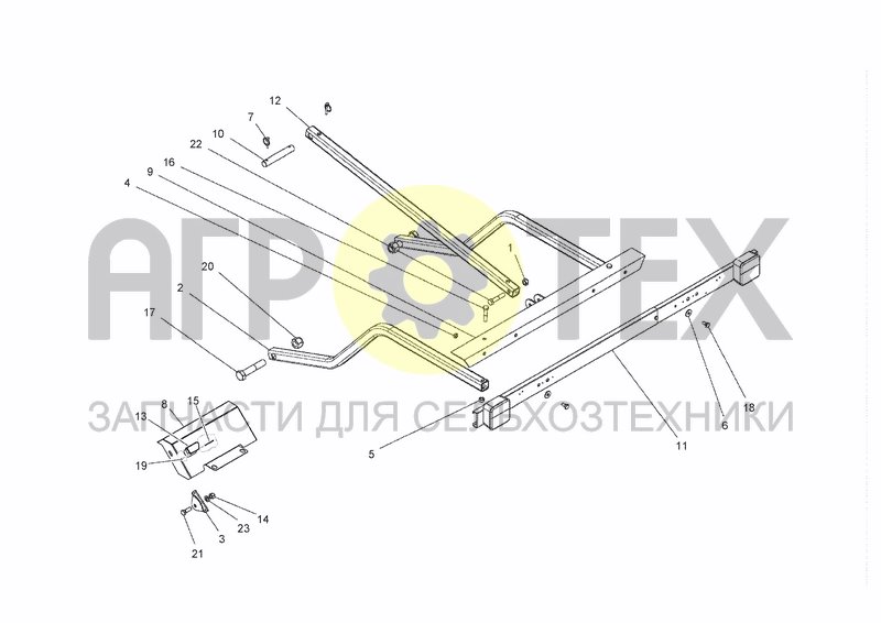 Чертеж LIGHTS KIT AND HOUR METER