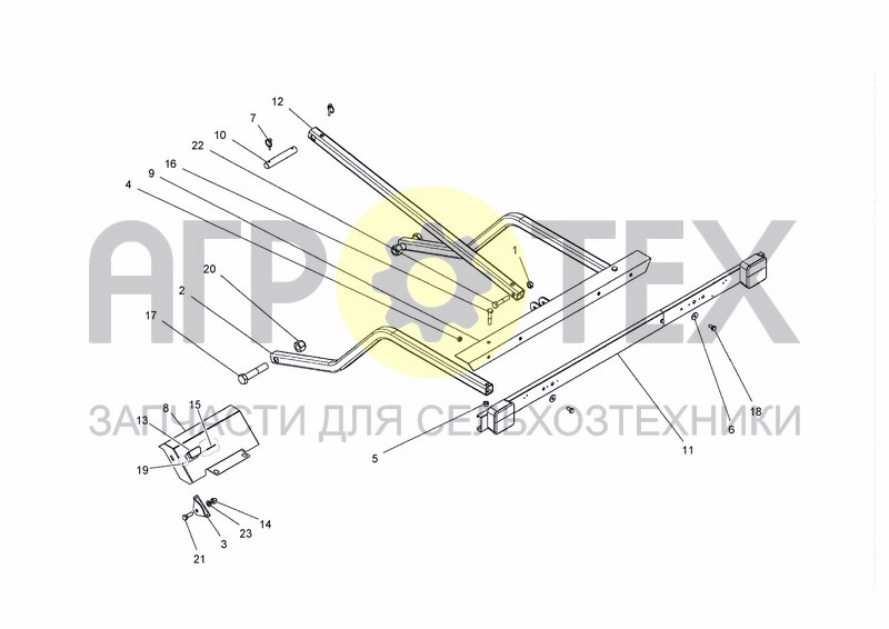 Чертеж LIGHTS KIT AND HOUR METER