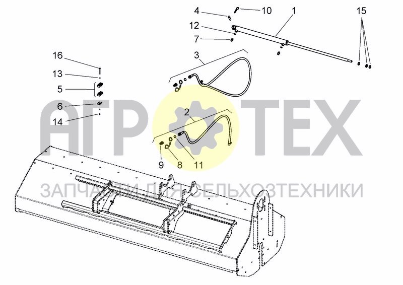 Чертеж HYDRAULIC SYSTEM