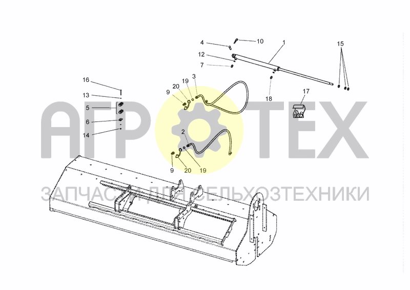 Чертеж HYDRAULIC SYSTEM