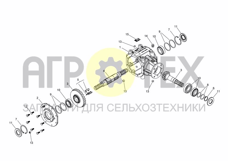 Чертеж GEARBOX