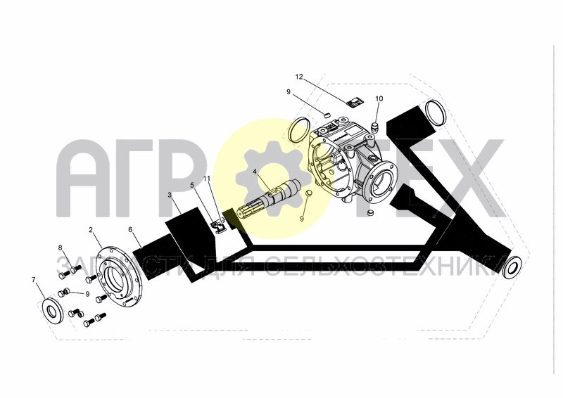 Чертеж GEARBOX