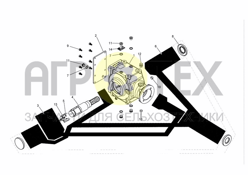 Чертеж GEARBOX