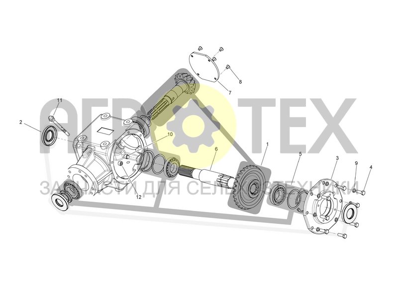 Чертеж GEARBOX