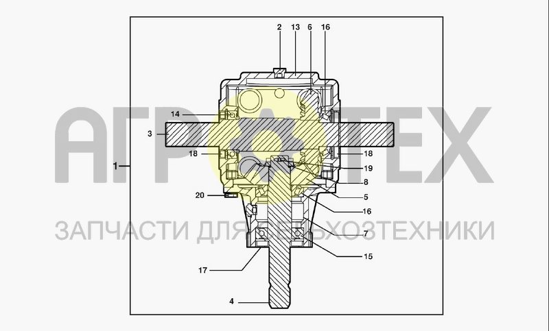 Чертеж GEAR BOX