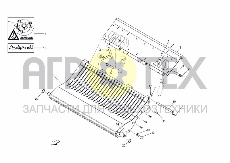 Чертеж DROPFLOOR UPPER FRAME