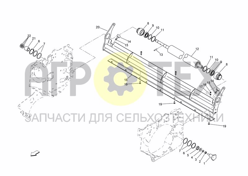 Чертеж KNIFE FRAME