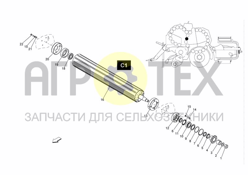 Чертеж C1 ROLLER