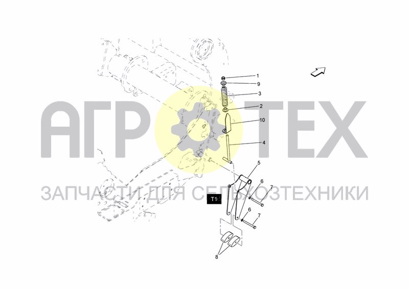 Чертеж RH TENSIONER