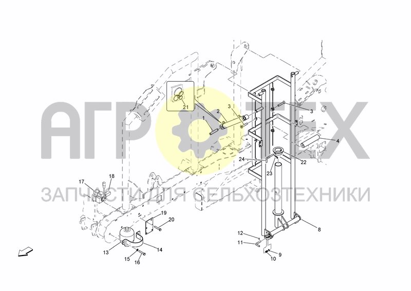 Чертеж REEL LIFTING DEVICE