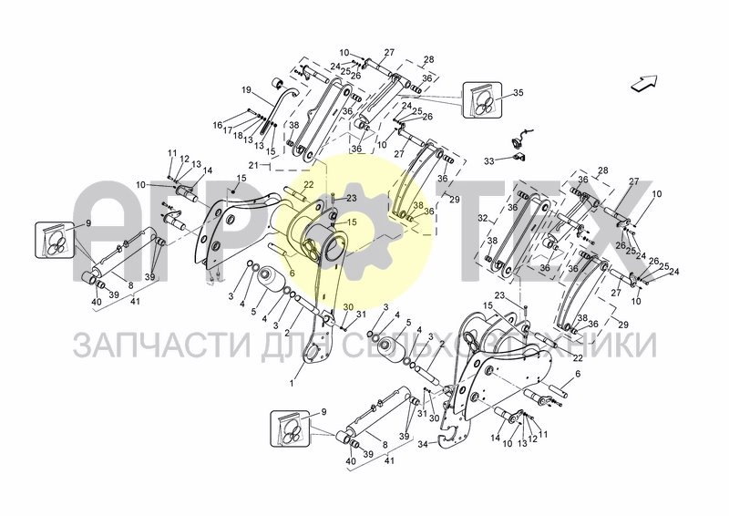 Чертеж FRONT FRAME