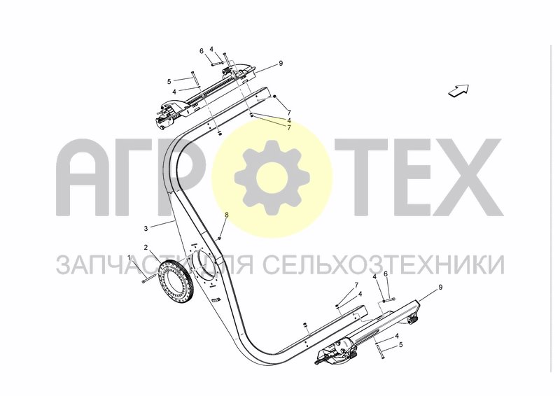 Чертеж SATELLITE FRAME AND STRETCHING UNIT