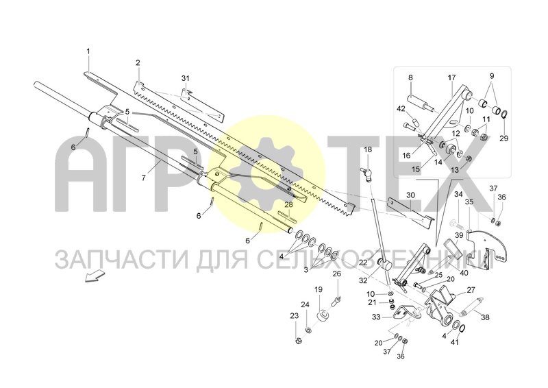 Чертеж LINKAGE NET CUT