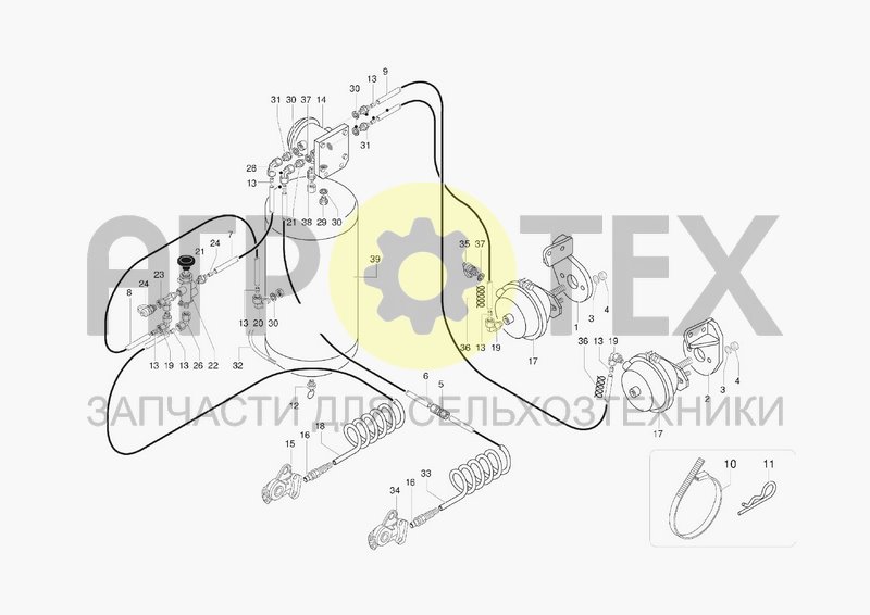 Чертеж HYDRAULIC PARTS