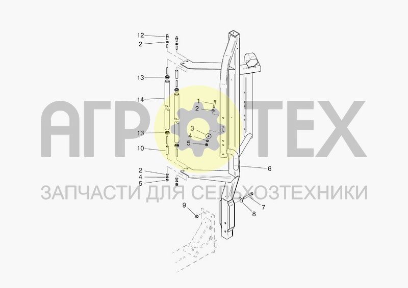 Чертеж FILM REEL SUPPORT