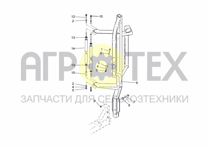 Чертеж FILM REEL SUPPORT