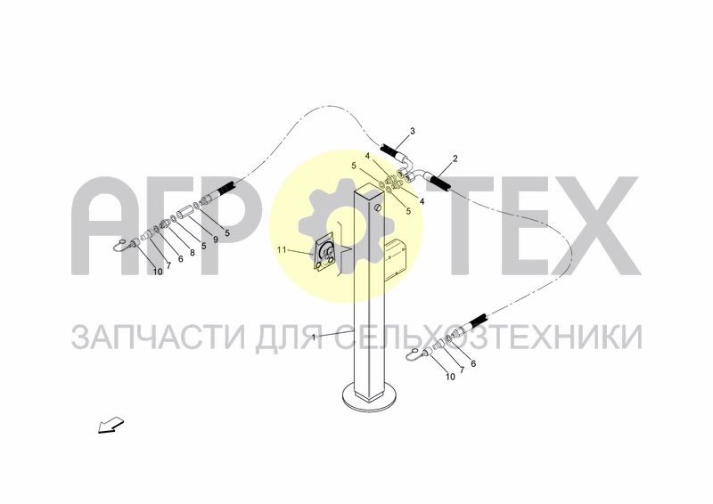 Чертеж HYDRAULIC JACK FASTBALE