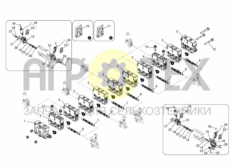 Чертеж CONTROL VALVE