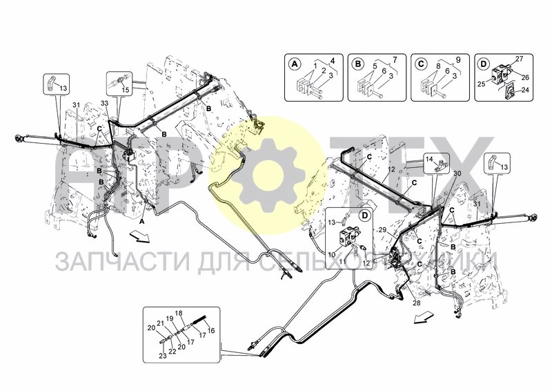 Чертеж TAILGATE CLOSE