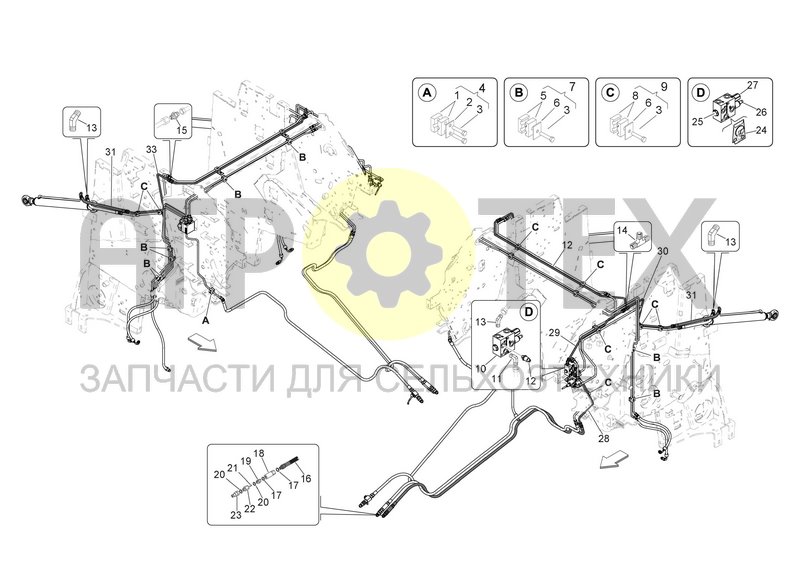 Чертеж TAILGATE CLOSE