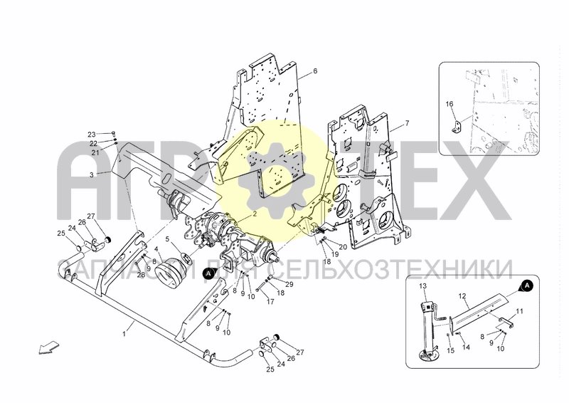 Чертеж FRONT FRAME