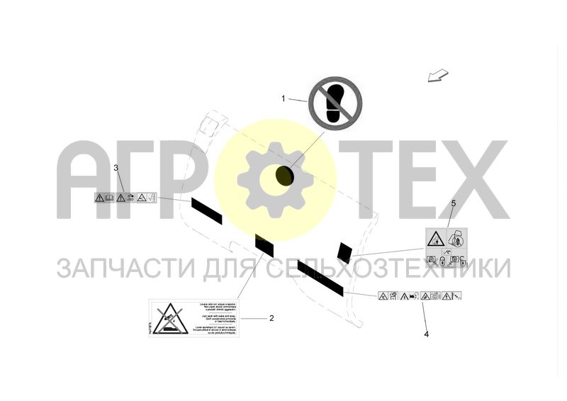 Чертеж DECALS FOR FRONT COVER