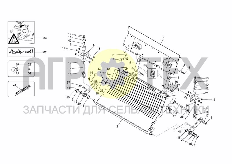 Чертеж FLOOR AND DEFLECTOR